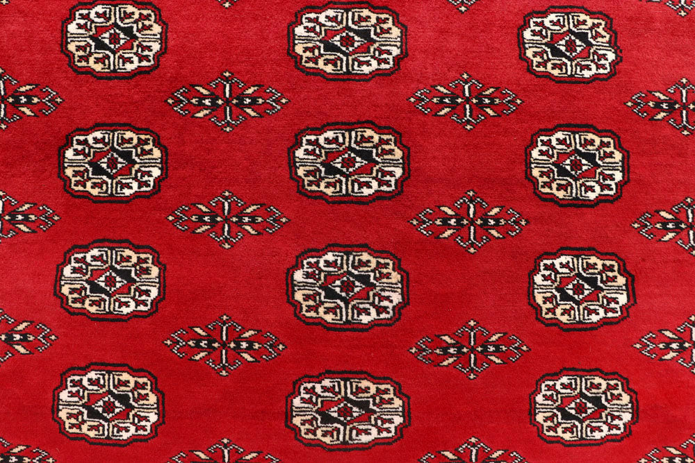 Firebrick Bokhara 8' 1 x 10' 1 - No. 59374 - ALRUG Rug Store