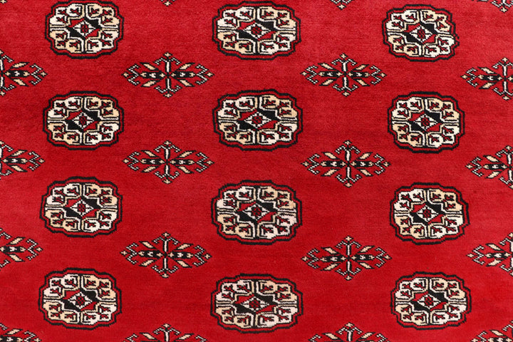 Firebrick Bokhara 8' 1 x 10' 1 - No. 59374 - ALRUG Rug Store