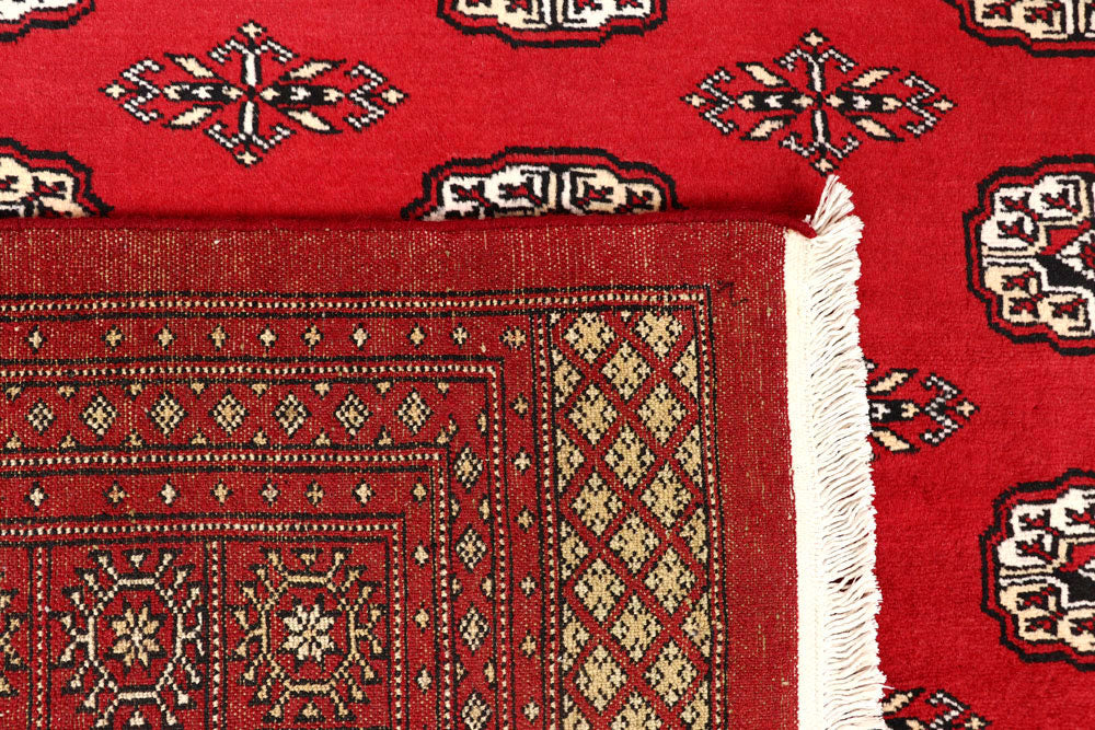Firebrick Bokhara 8' 1 x 10' 1 - No. 59374 - ALRUG Rug Store