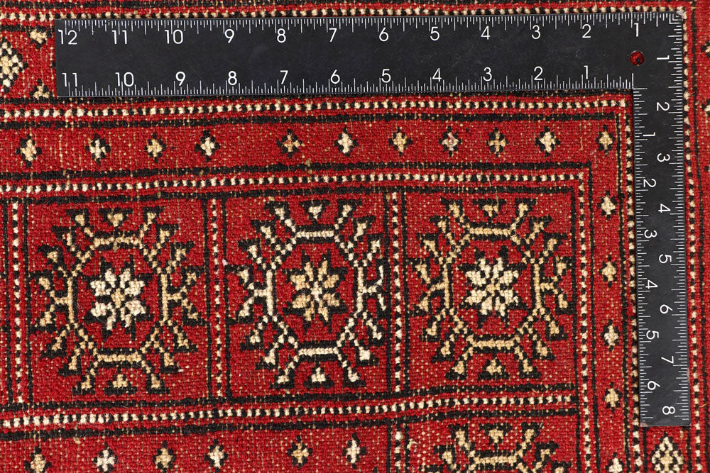 Firebrick Bokhara 8' 1 x 10' 1 - No. 59374 - ALRUG Rug Store