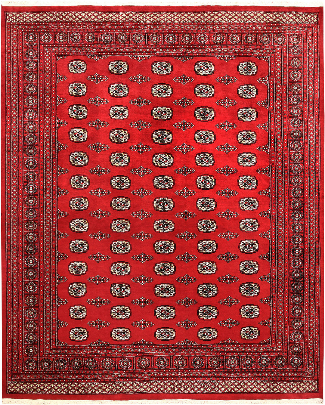 Firebrick Bokhara 8' 1 x 10' 1 - No. 59374 - ALRUG Rug Store