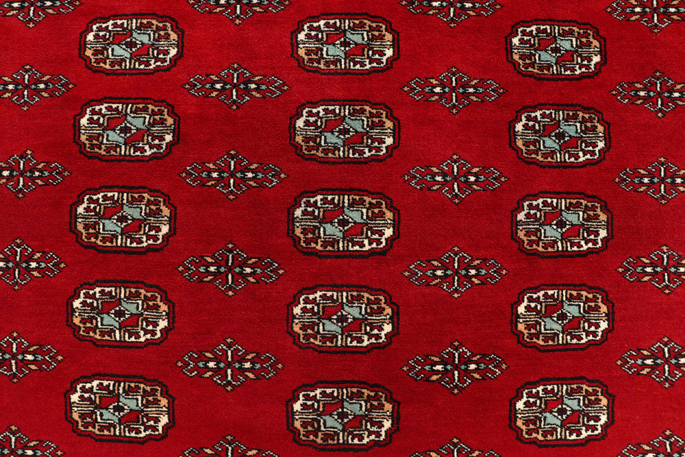 Red Bokhara 8' x 10' 4 - No. 59377 - ALRUG Rug Store