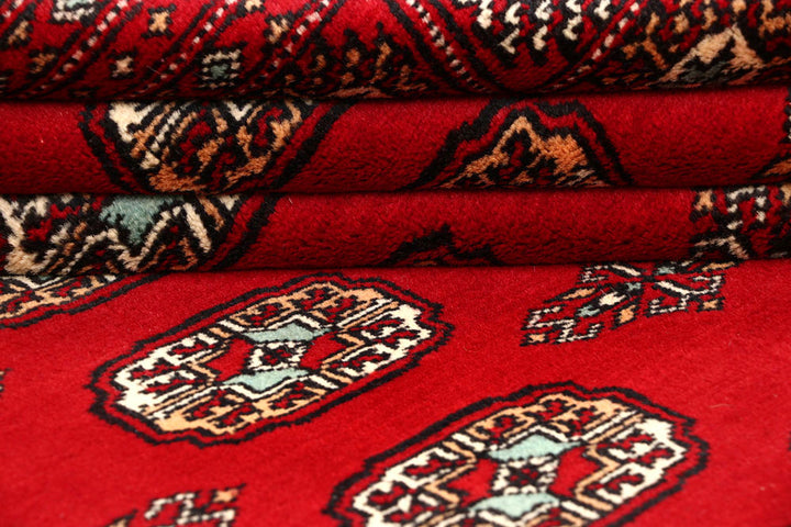 Red Bokhara 8' x 10' 4 - No. 59377 - ALRUG Rug Store