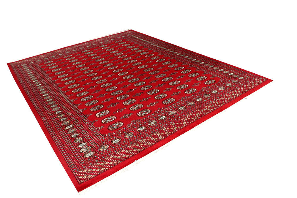 Red Bokhara 8' x 10' 4 - No. 59377 - ALRUG Rug Store