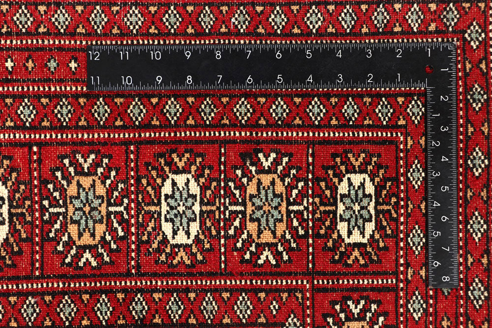 Red Bokhara 8' x 10' 4 - No. 59377 - ALRUG Rug Store
