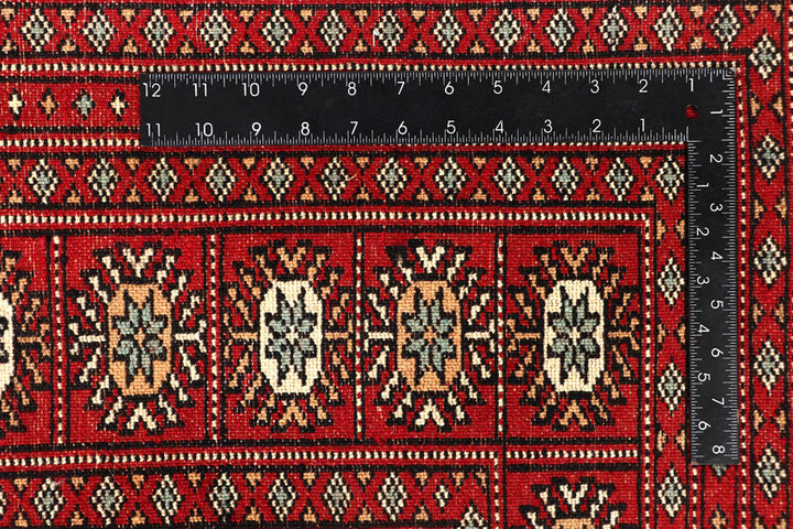 Red Bokhara 8' x 10' 4 - No. 59377 - ALRUG Rug Store