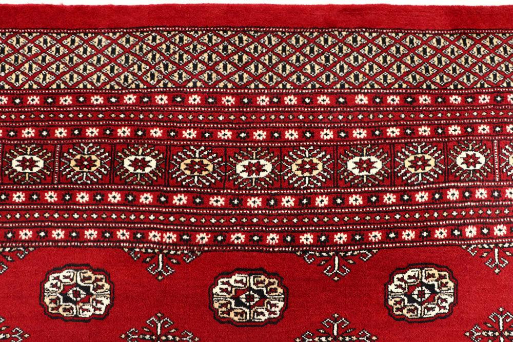 Firebrick Bokhara 8' 1 x 9' 9 - No. 59381 - ALRUG Rug Store