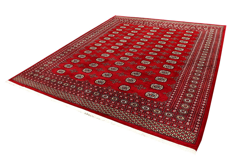 Firebrick Bokhara 8' 1 x 9' 9 - No. 59381 - ALRUG Rug Store