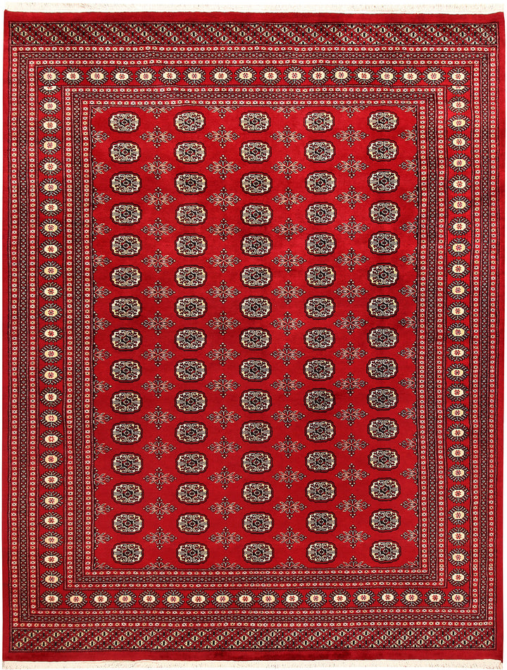 Firebrick Bokhara 8' 1 x 10' 5 - No. 59382 - ALRUG Rug Store