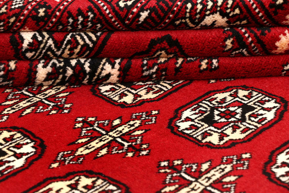 Firebrick Bokhara 8' x 10' 2 - No. 59383 - ALRUG Rug Store