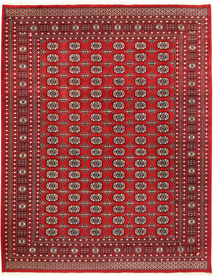 Firebrick Bokhara 8' x 10' 2 - No. 59383 - ALRUG Rug Store