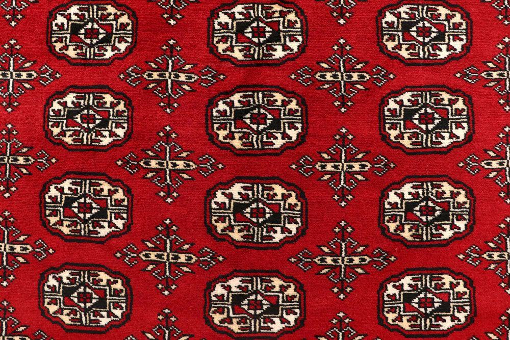 Firebrick Bokhara 8' 1 x 10' 4 - No. 59384 - ALRUG Rug Store