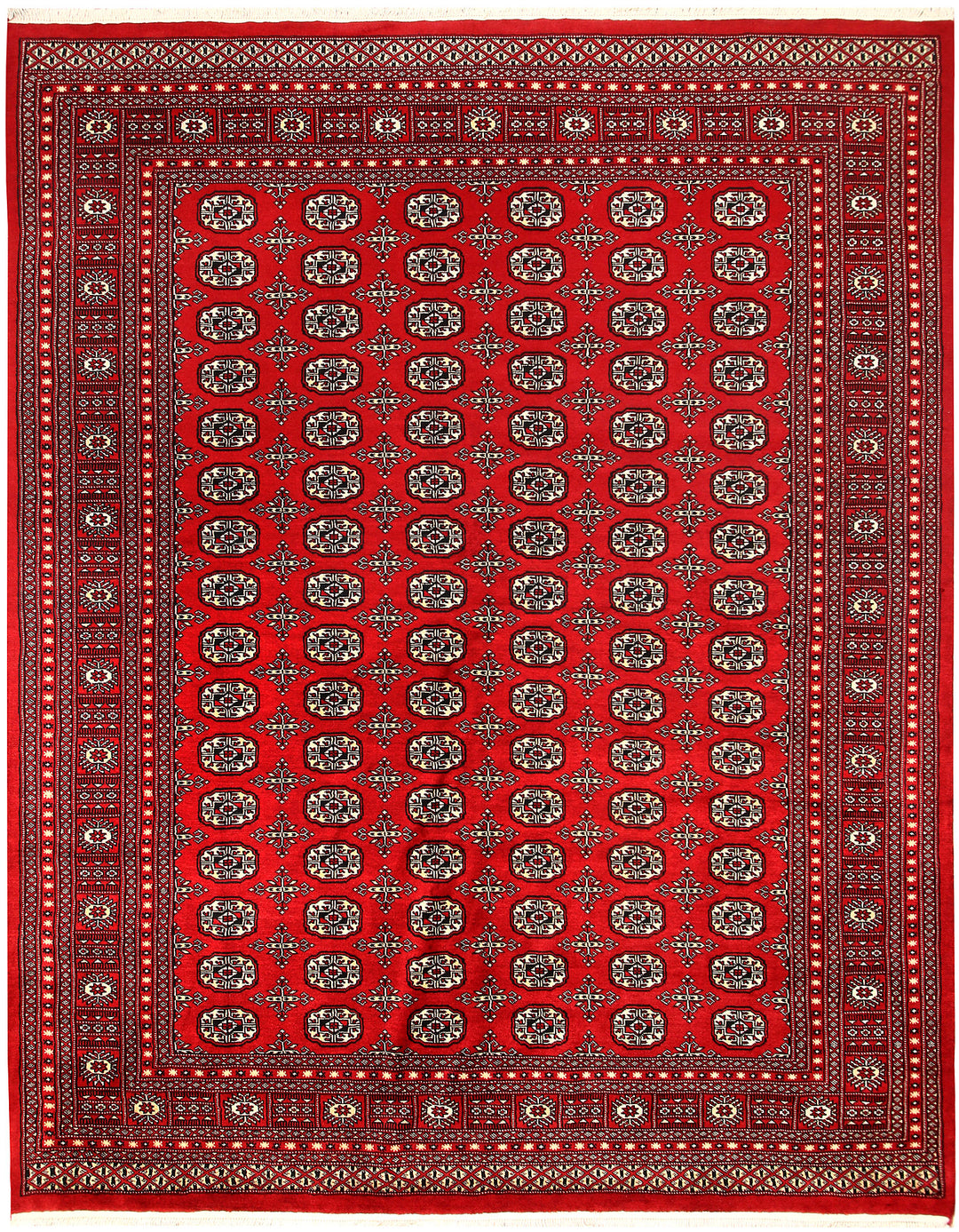 Firebrick Bokhara 8' 1 x 10' 4 - No. 59384 - ALRUG Rug Store