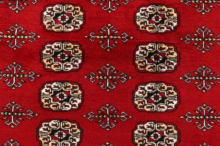 Firebrick Bokhara 8' x 10' 4 - No. 59387 - ALRUG Rug Store
