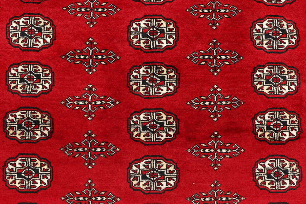 Red Bokhara 8' 1 x 10' 1 - No. 59391 - ALRUG Rug Store
