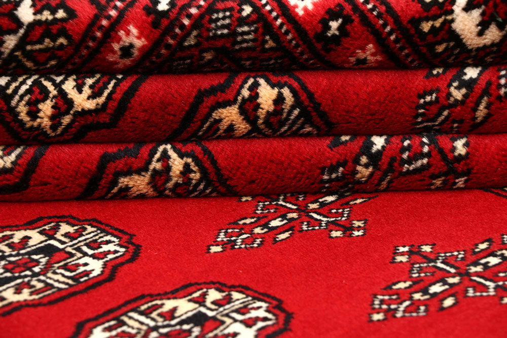 Red Bokhara 8' 1 x 10' 1 - No. 59391 - ALRUG Rug Store