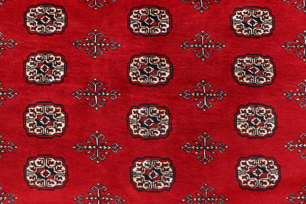 Red Bokhara 8' x 10' 2 - No. 59392 - ALRUG Rug Store
