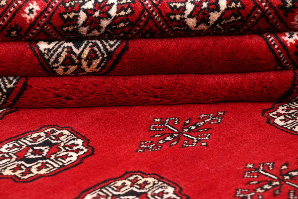 Red Bokhara 8' x 10' 2 - No. 59392 - ALRUG Rug Store