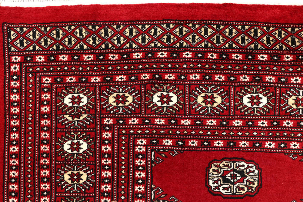 Firebrick Bokhara 8' 1 x 10' 1 - No. 59396 - ALRUG Rug Store