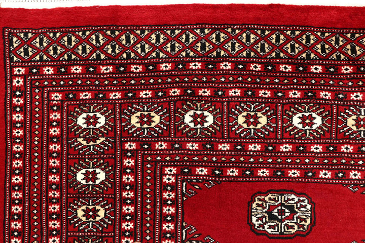 Firebrick Bokhara 8' 1 x 10' 1 - No. 59396 - ALRUG Rug Store