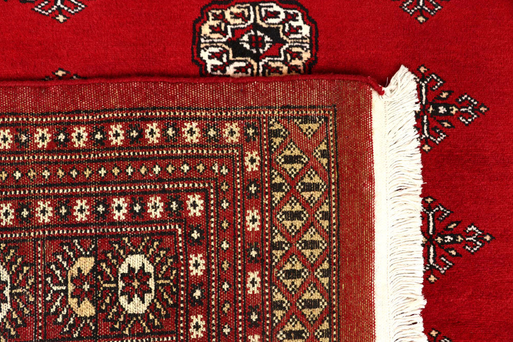 Firebrick Bokhara 8' 1 x 10' 1 - No. 59396 - ALRUG Rug Store