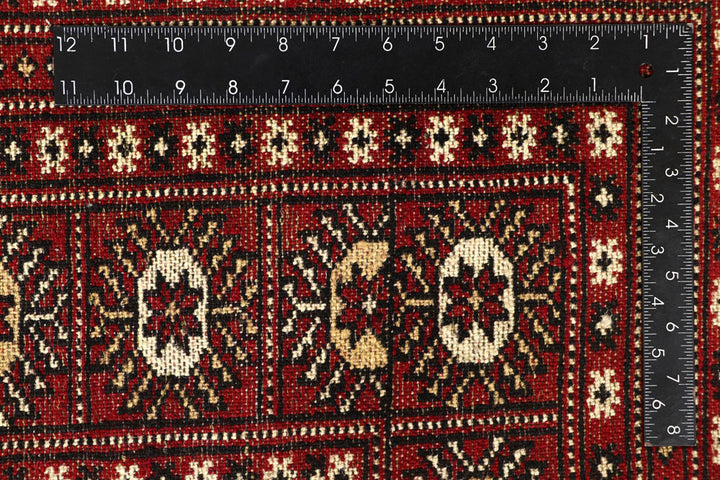 Firebrick Bokhara 8' 1 x 10' 1 - No. 59396 - ALRUG Rug Store
