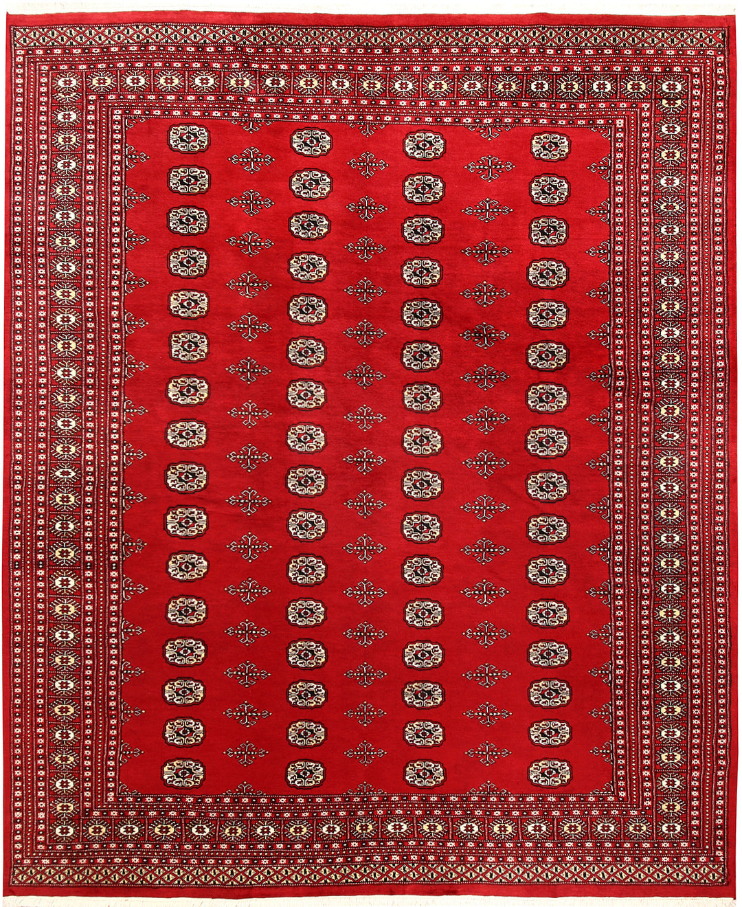 Firebrick Bokhara 8' 1 x 10' 1 - No. 59396 - ALRUG Rug Store