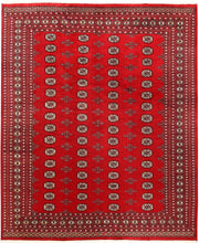 Firebrick Bokhara 8' 1 x 10' 1 - No. 59396 - ALRUG Rug Store