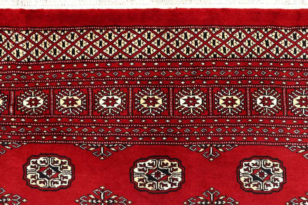 Red Bokhara 7' 11 x 10' 2 - No. 59398 - ALRUG Rug Store