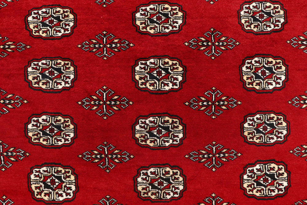 Red Bokhara 7' 11 x 10' 2 - No. 59398 - ALRUG Rug Store