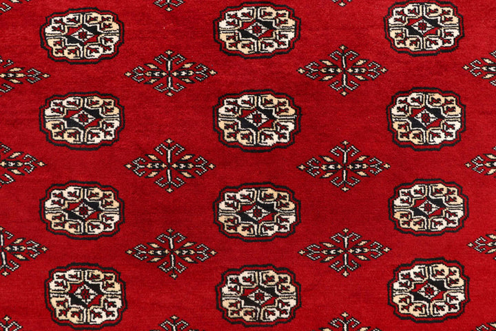 Red Bokhara 7' 11 x 10' 2 - No. 59398 - ALRUG Rug Store