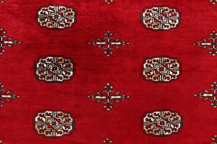 Firebrick Bokhara 7' 10 x 9' 8 - No. 59400 - ALRUG Rug Store