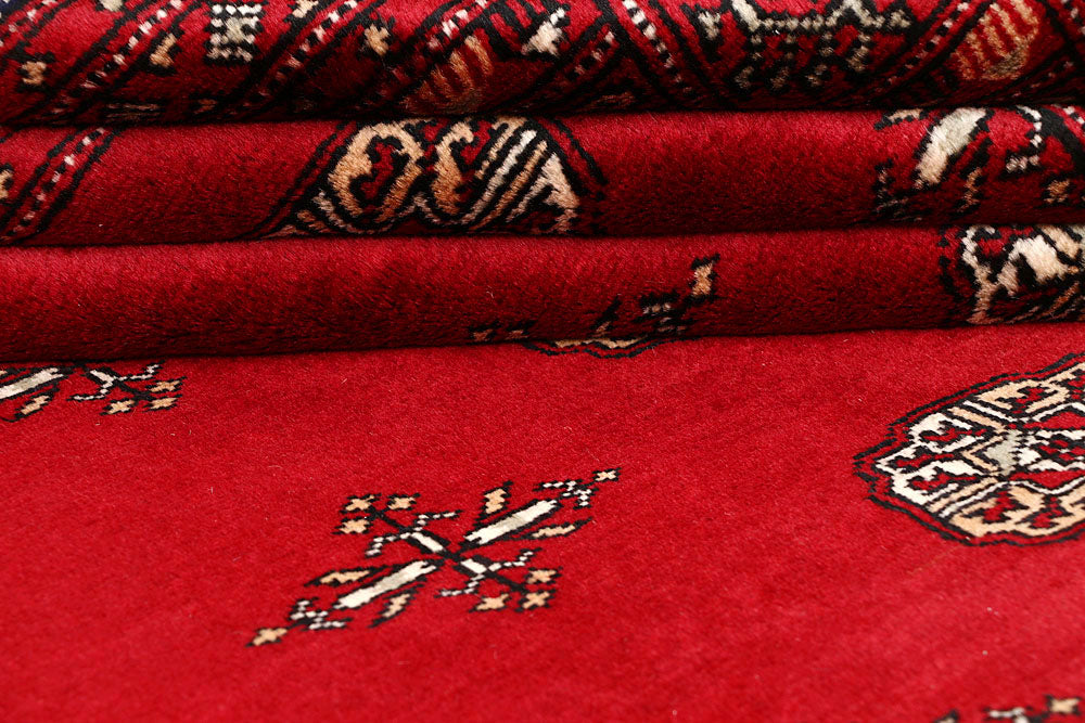 Firebrick Bokhara 7' 10 x 9' 8 - No. 59400 - ALRUG Rug Store