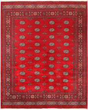 Firebrick Bokhara 7' 10 x 9' 8 - No. 59400 - ALRUG Rug Store