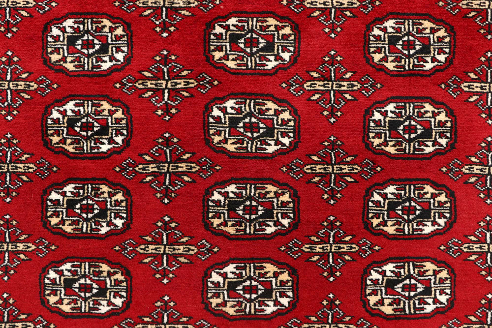 Firebrick Bokhara 7' 10 x 10' 2 - No. 59403 - ALRUG Rug Store