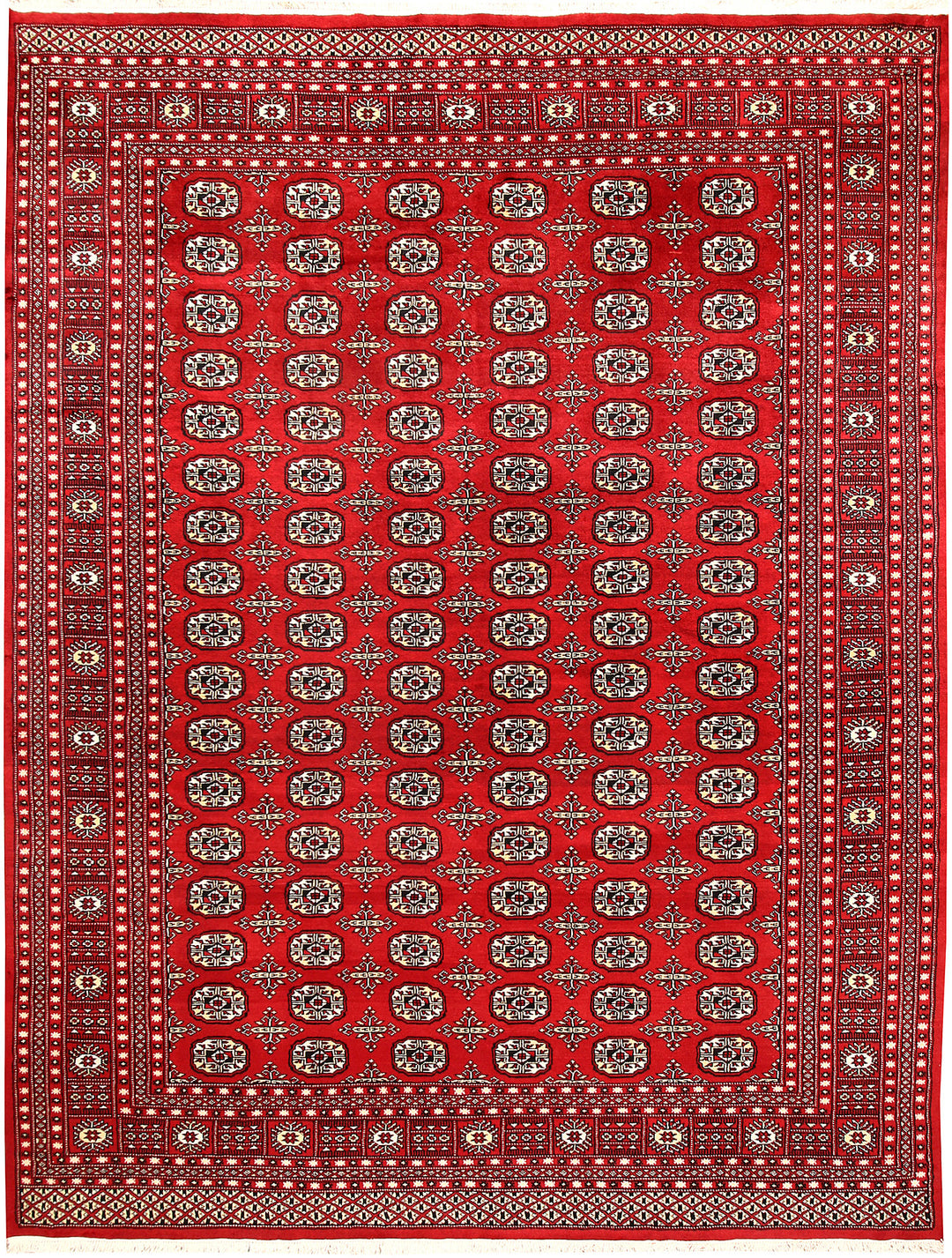 Firebrick Bokhara 7' 10 x 10' 2 - No. 59403 - ALRUG Rug Store
