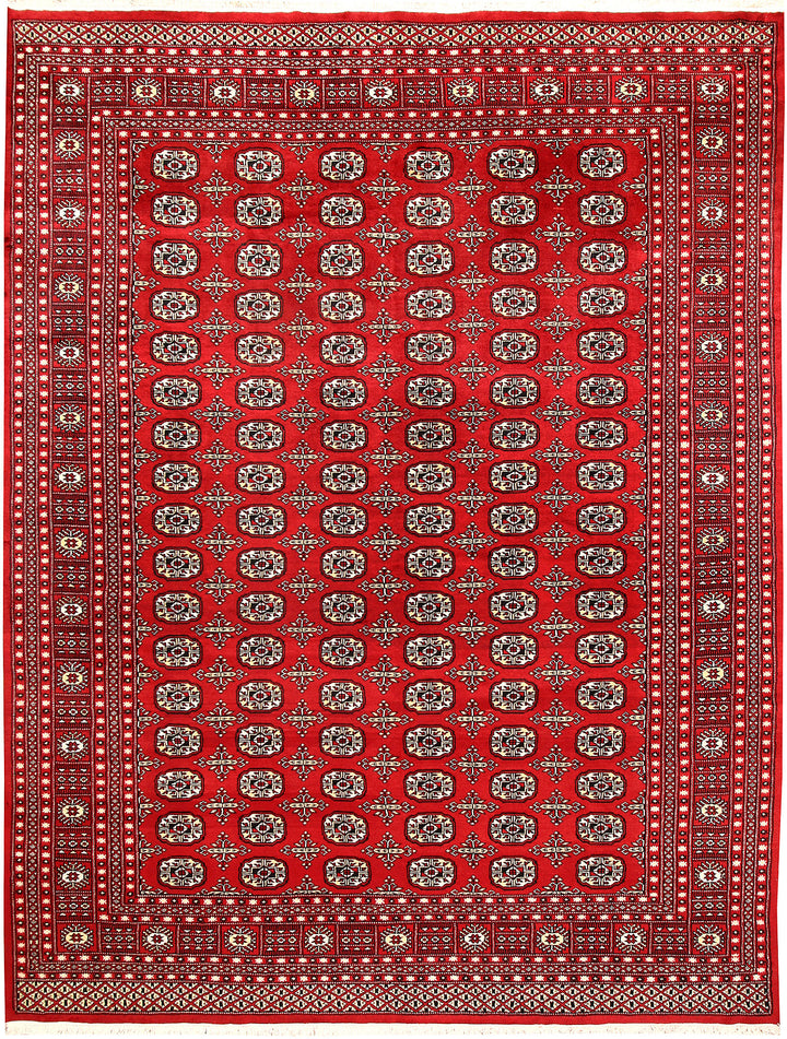 Firebrick Bokhara 7' 10 x 10' 2 - No. 59403 - ALRUG Rug Store