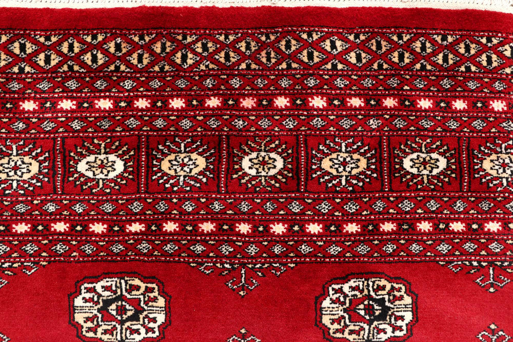 Firebrick Bokhara 7' 10 x 9' 10 - No. 59404 - ALRUG Rug Store