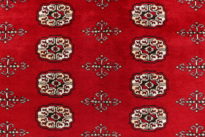 Firebrick Bokhara 7' 10 x 9' 10 - No. 59404 - ALRUG Rug Store