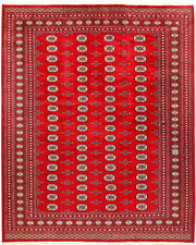 Firebrick Bokhara 7' 10 x 9' 10 - No. 59404 - ALRUG Rug Store