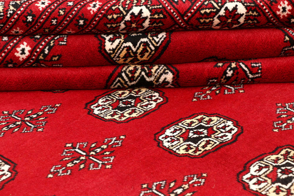 Firebrick Bokhara 8' 1 x 10' 4 - No. 59406 - ALRUG Rug Store