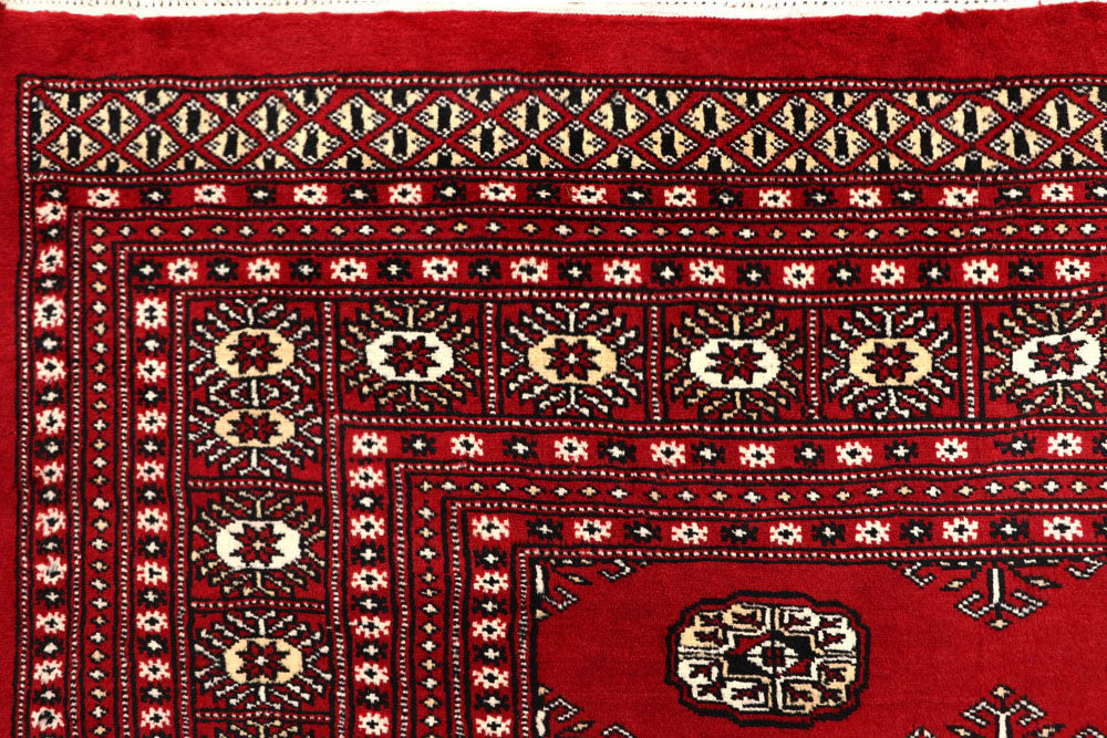 Firebrick Bokhara 7' 11 x 10' - No. 59407 - ALRUG Rug Store