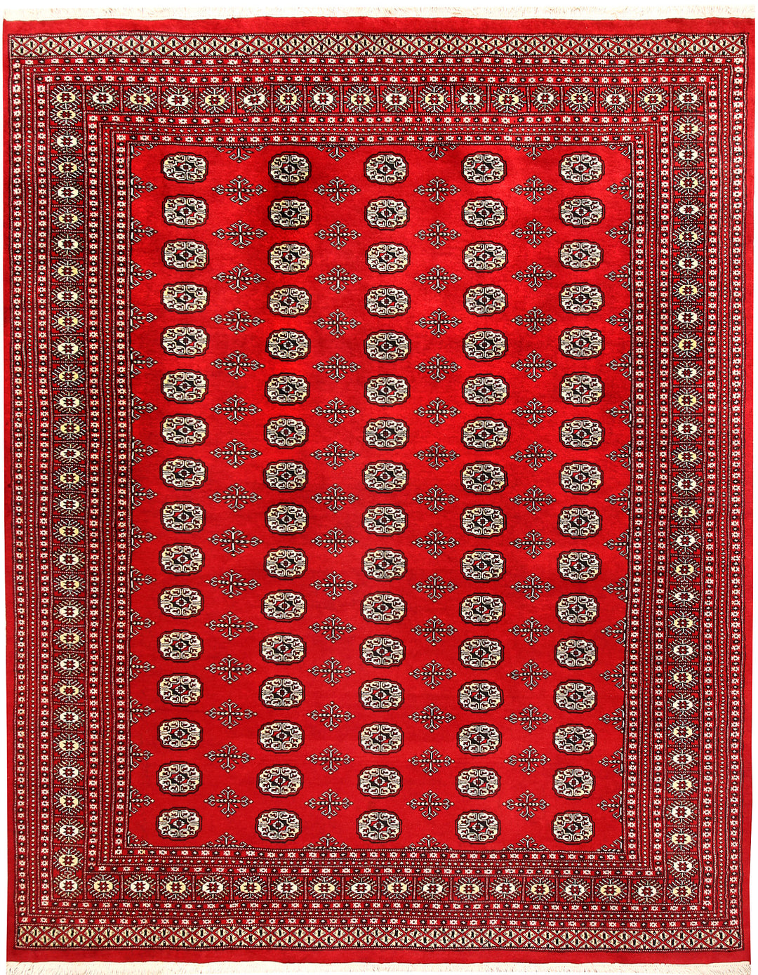 Firebrick Bokhara 7' 11 x 10' - No. 59407 - ALRUG Rug Store