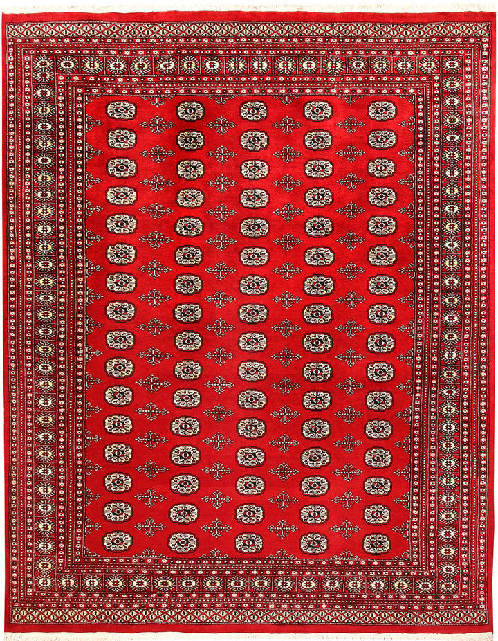 Firebrick Bokhara 7' 11 x 10' - No. 59407 - ALRUG Rug Store