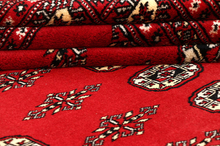 Firebrick Bokhara 8' 1 x 10' 5 - No. 59408 - ALRUG Rug Store