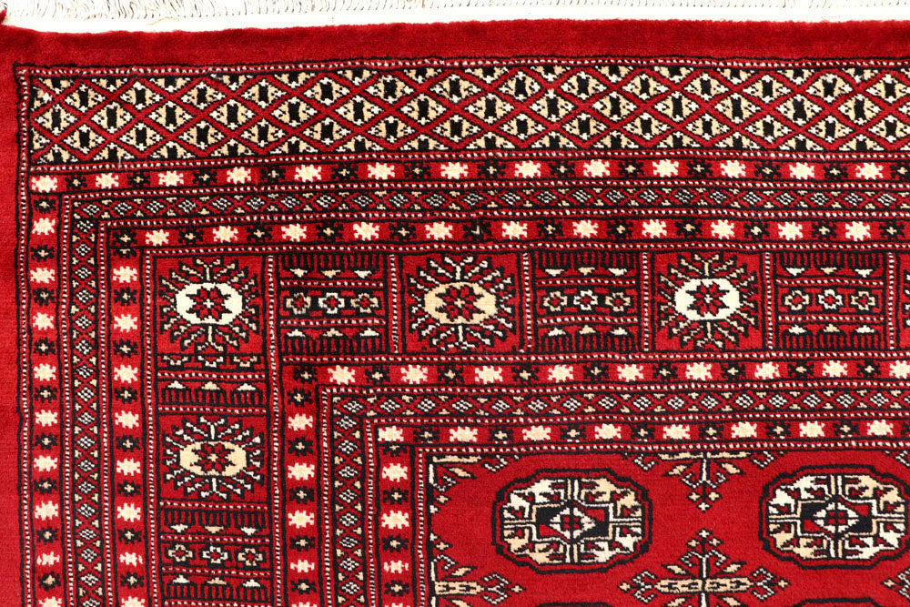 Firebrick Bokhara 7' 11 x 10' 2 - No. 59410 - ALRUG Rug Store