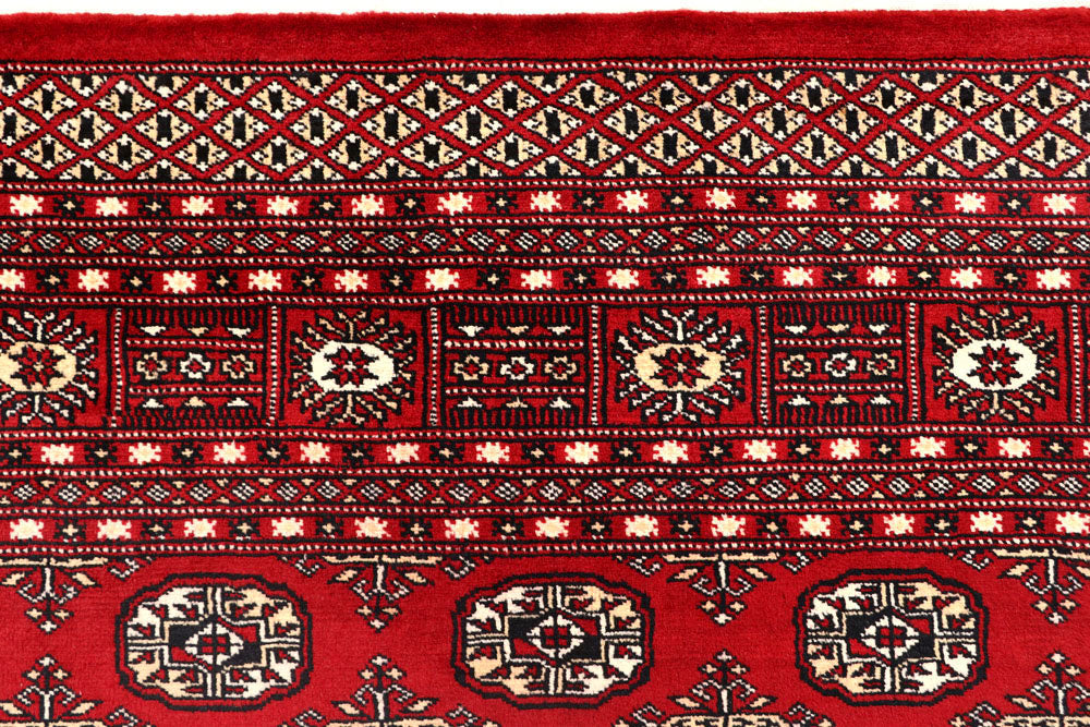 Firebrick Bokhara 7' 11 x 10' 2 - No. 59410 - ALRUG Rug Store