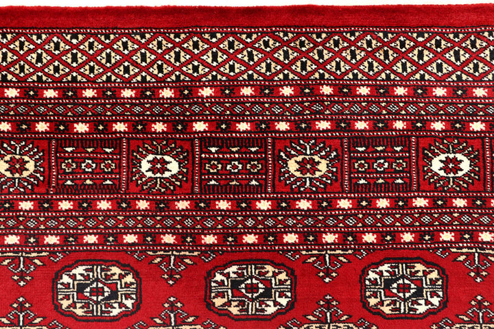 Firebrick Bokhara 7' 11 x 10' 2 - No. 59410 - ALRUG Rug Store