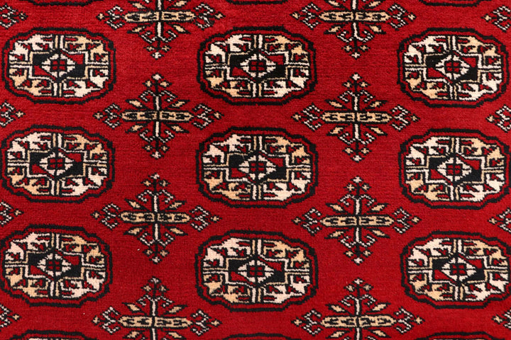 Firebrick Bokhara 7' 11 x 10' 2 - No. 59410 - ALRUG Rug Store