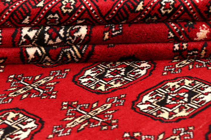 Firebrick Bokhara 7' 11 x 10' 2 - No. 59410 - ALRUG Rug Store